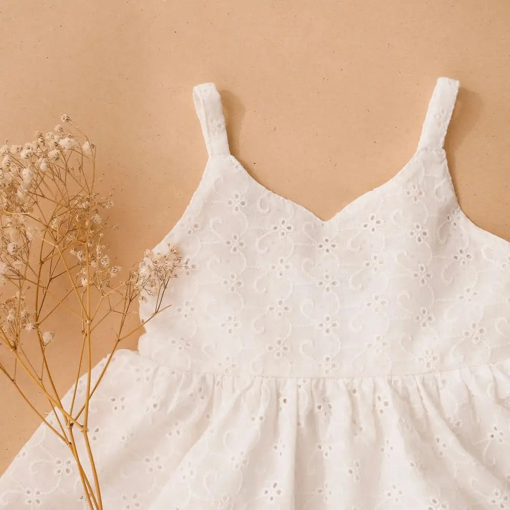 Cotton Lace Dress - Baby Clothes