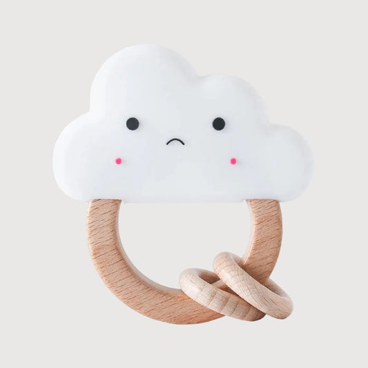 +More Colors - 1pc Baby Crochet Wood Rattle Toy