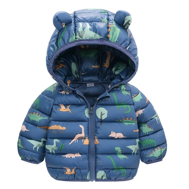 +More Colors - Baby Dinosaur Winter Jacket – Soft & Warm for Babies & Toddlers