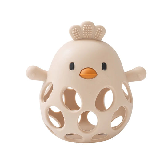 Cute Chick Infant Silicone BPA Free Teething toy Baby Accessories Toys Gift