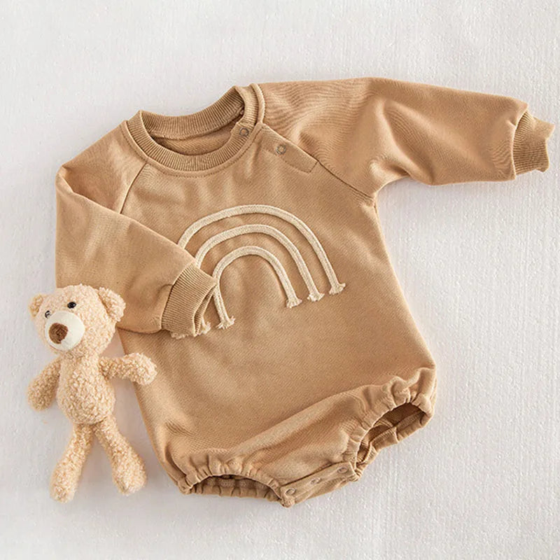 +More Color Options - Casual Baby Unisex Rompers Long Sleeve