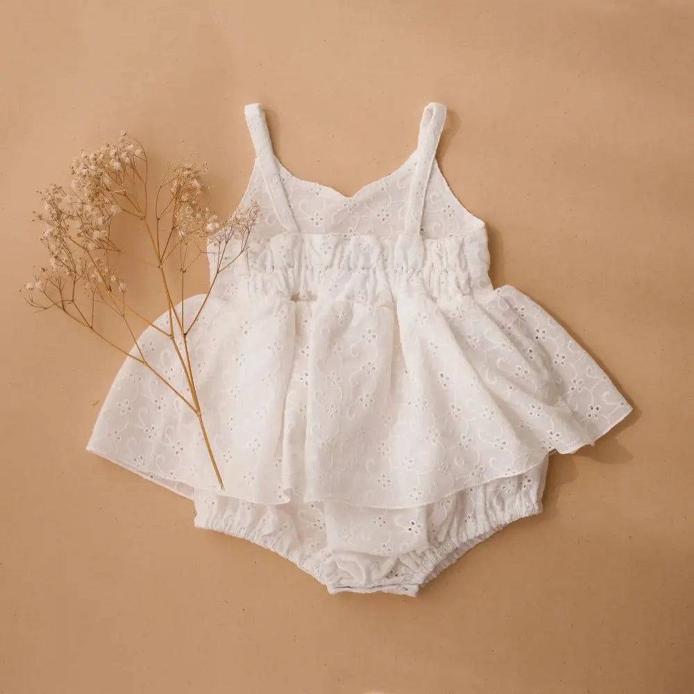 Cotton Lace Dress - Baby Clothes