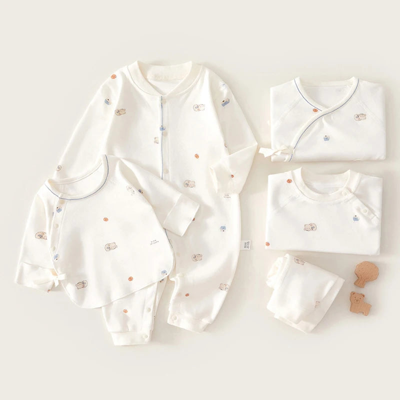 2PCS 100% Cotton Baby Clothes Pajamas Set
