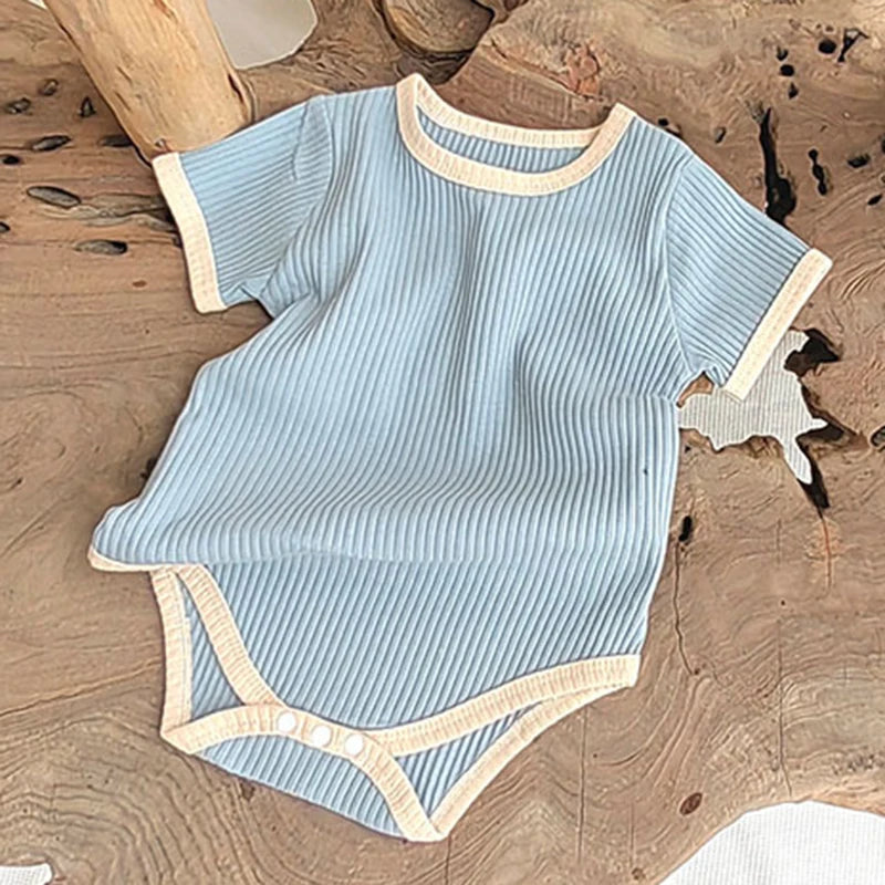 Summer Cotton Unisex Baby & Toddler Sleeveless Romper Baby Knitting Rompers