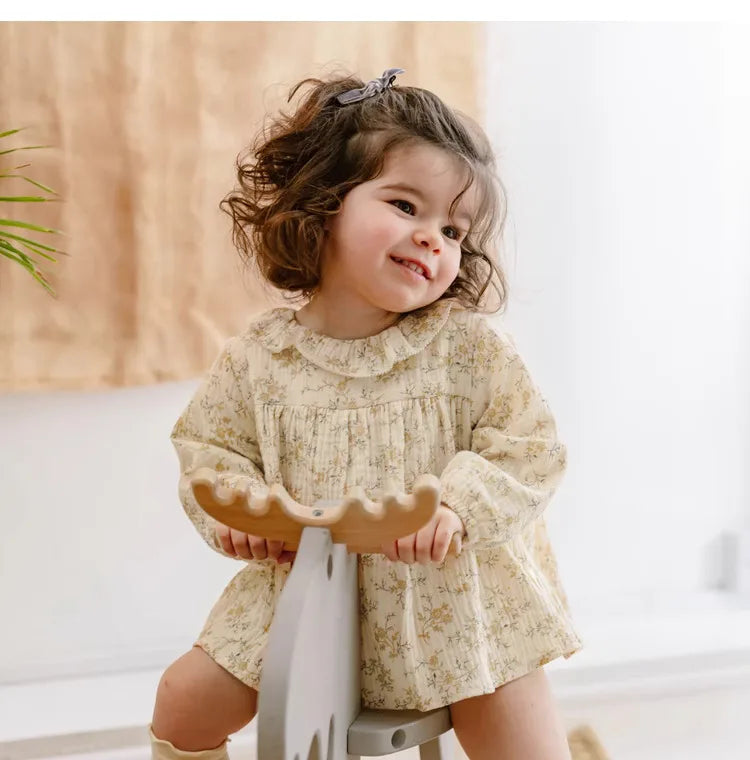 100% Organic Cotton Newborn Girl Romper Toddler Girl Clothes
