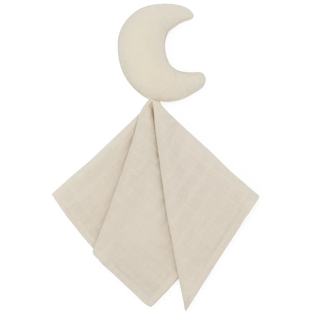 New Born Soothe Appease Towel 100% Organic Cotton Moon Star Baby Blanket Comforter Lovely Muslin Security Blanket