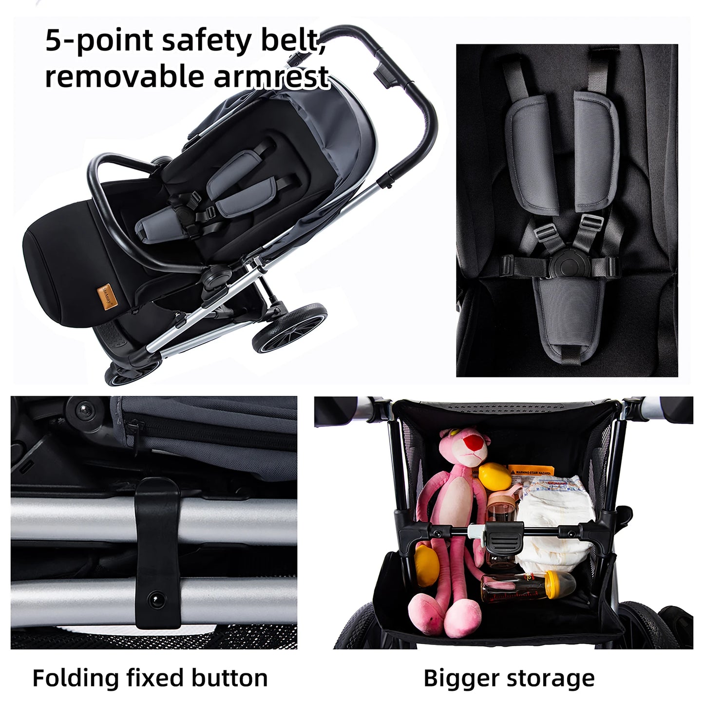 The Luxe Convertible Baby & Toddler Stroller