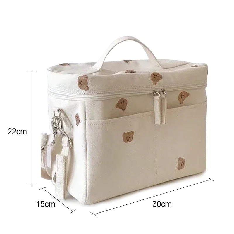 Baby Diaper Bag Outdoor Mommy Shoulder Bag Waterproof Baby Bottle Insulation