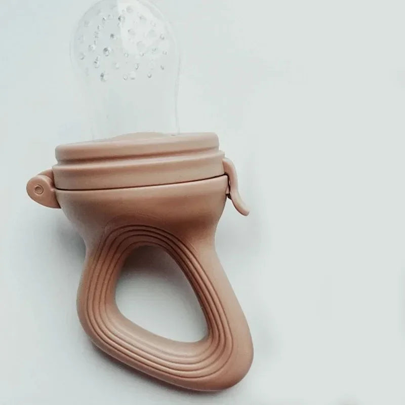 +More Colors - Silicone Baby Fruit Feeder with Cover – Fresh Food Teething & Feeding Nipple