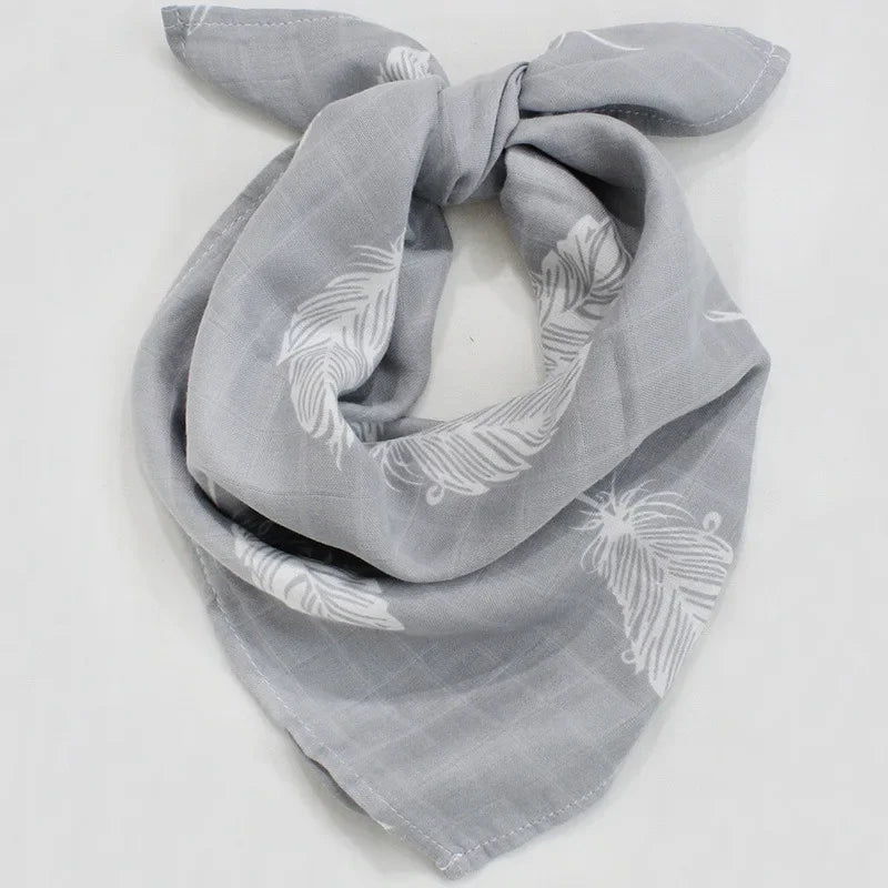 Muslin Bamboo Cotton Baby Blanket Swaddle - Soft and breathable