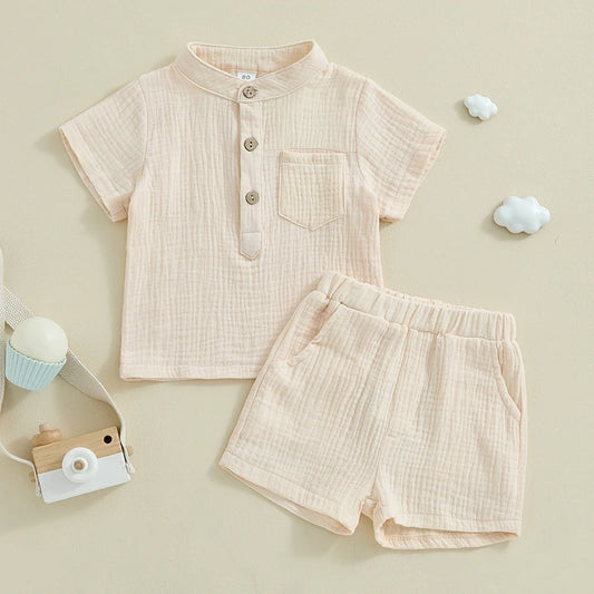 2Pcs Baby Clothes Boys/Toddler 100% Cotton Combed