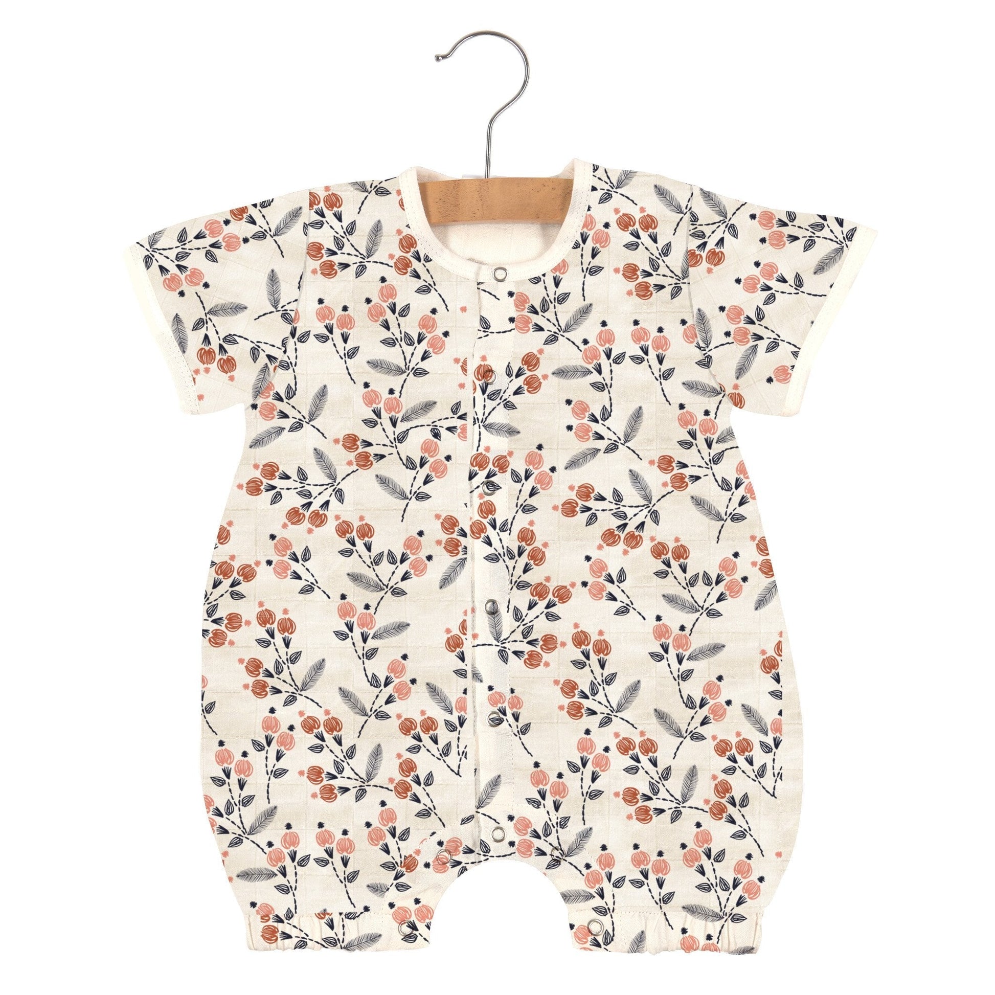 Dahlia Floral Bamboo Newcastle Mini Romper - Baby Clothes