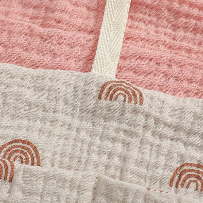 +More Colors - Cotton Portable Baby Crib Storage Bag Nappy Organizer Multifunctional