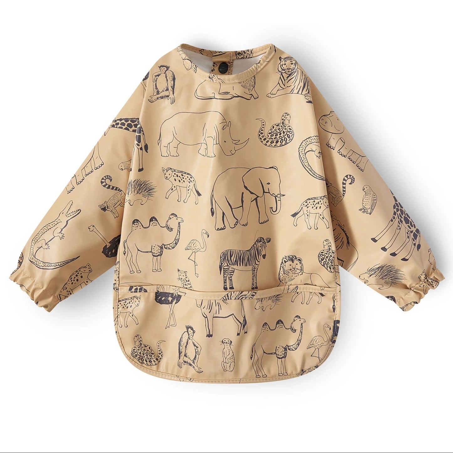 Feeding Aprons Long Sleeve Baby Bib With