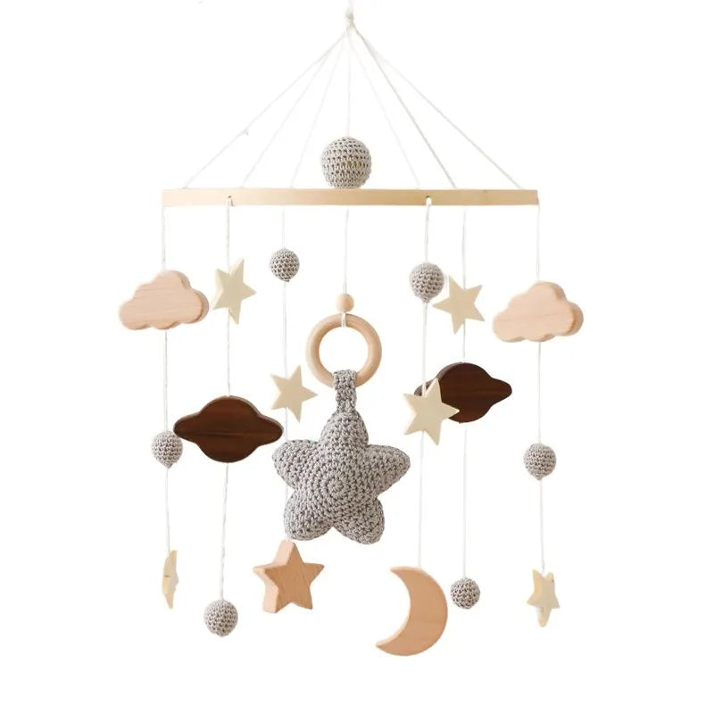 +More Colors - Baby Cloud Rattles Crib Mobiles