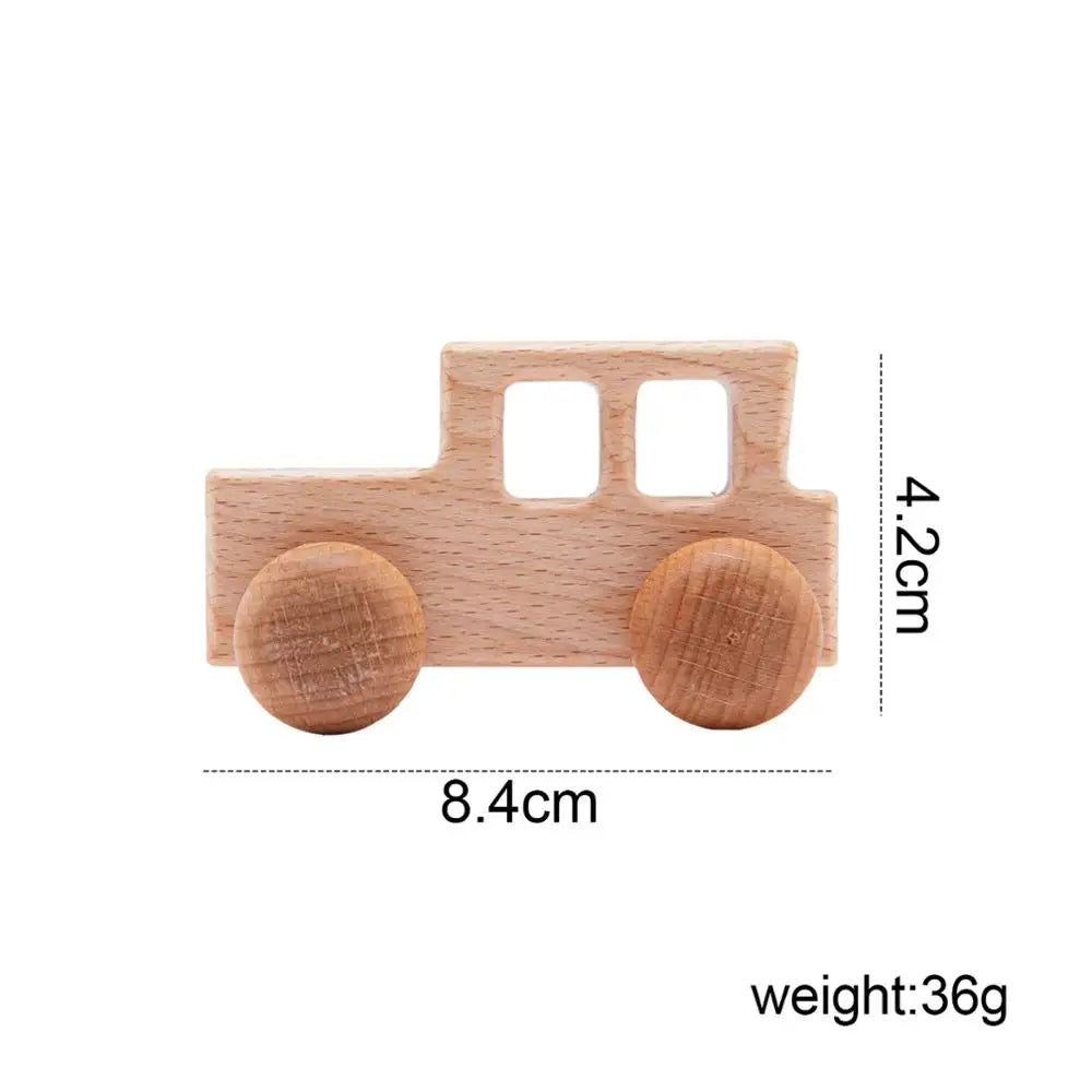 + More Colors - Baby Wooden Toys Car Blocks