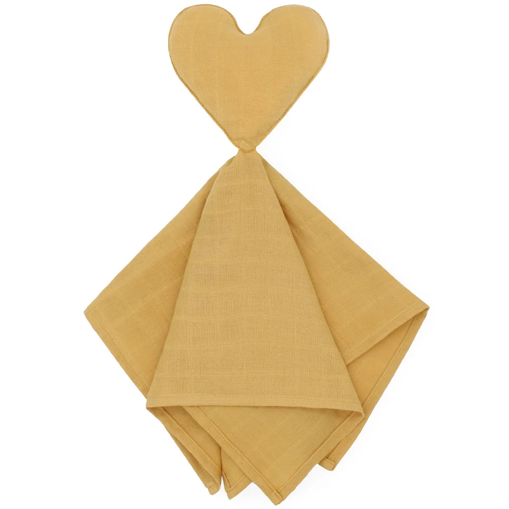 New Born Soothe Appease Towel 100% Organic Cotton Moon Star Baby Blanket Comforter Lovely Muslin Security Blanket