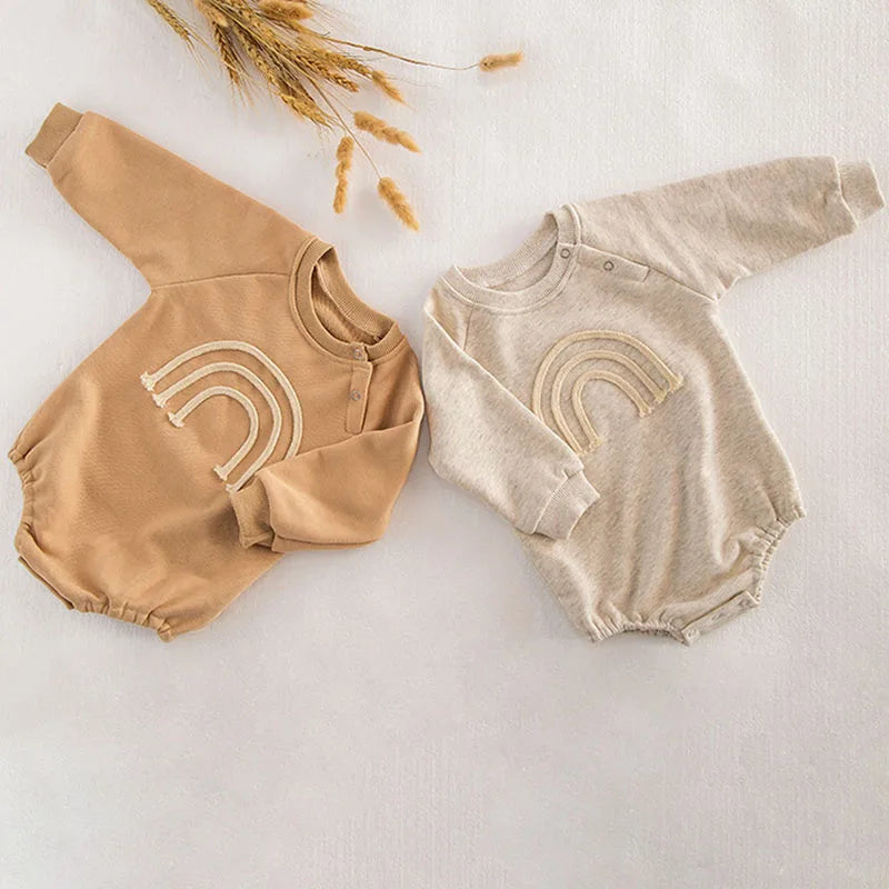+More Color Options - Casual Baby Unisex Rompers Long Sleeve