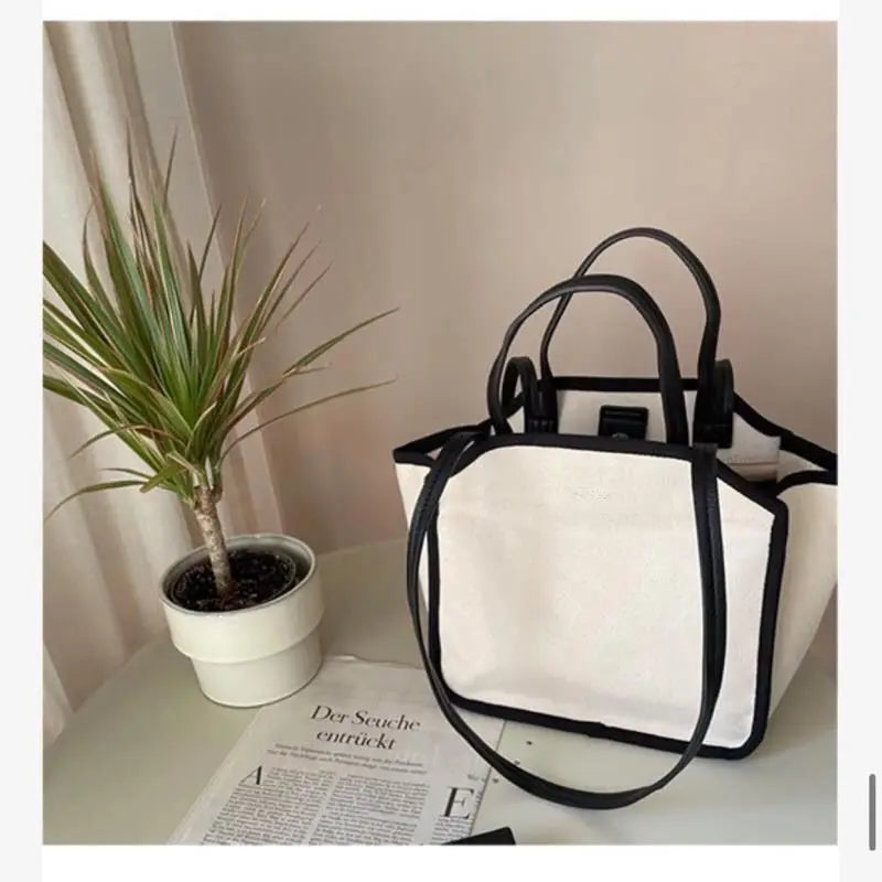 Canvas Mommy Shoulder Bag Baby Nappy Bags for