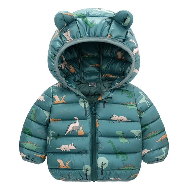 +More Colors - Baby Dinosaur Winter Jacket – Soft & Warm for Babies & Toddlers