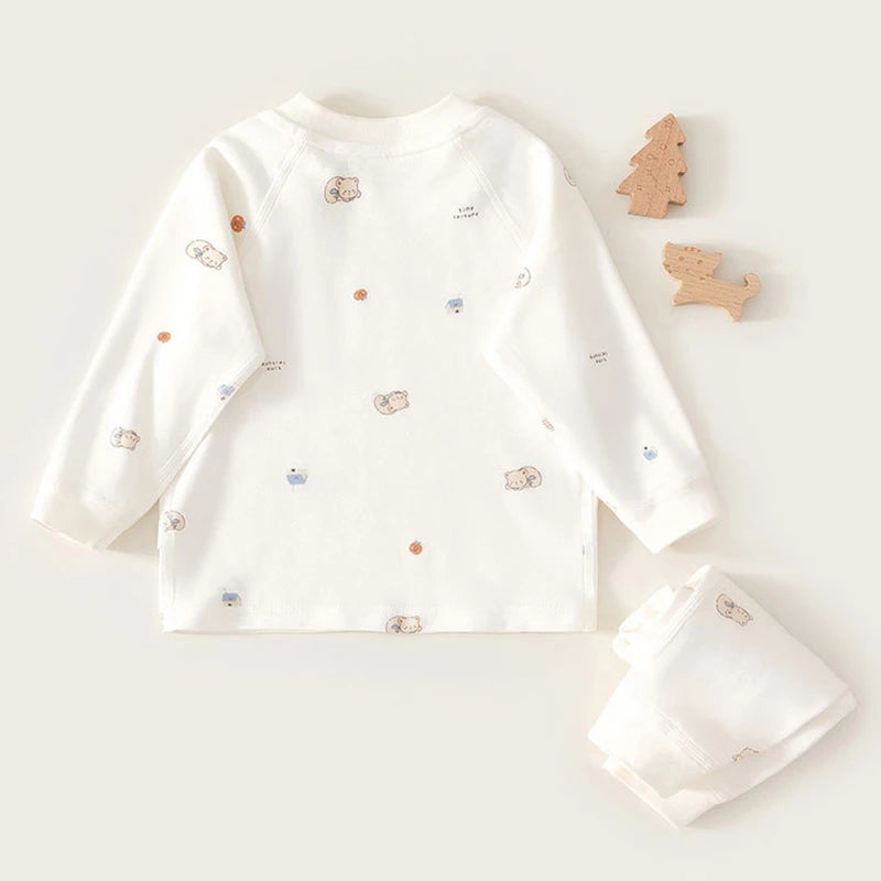 2PCS 100% Cotton Baby Clothes Pajamas Set