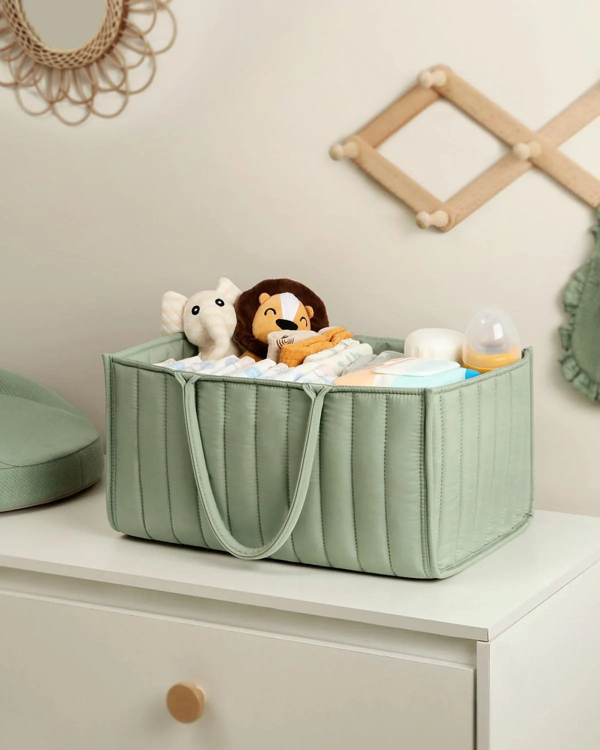 +More Colors - Foldable Mommy Bag Diaper Caddy Organizer - Large