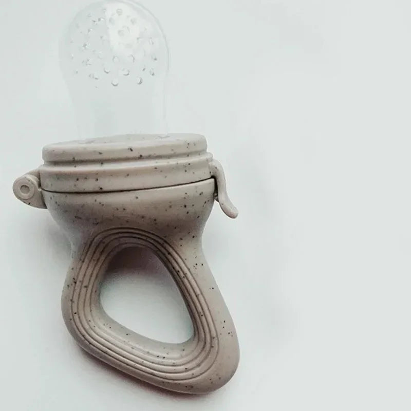 +More Colors - Silicone Baby Fruit Feeder with Cover – Fresh Food Teething & Feeding Nipple