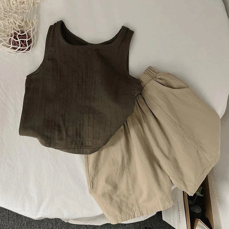 Unisex Cotton Summer Baby & Toddler Top– Soft Breathable