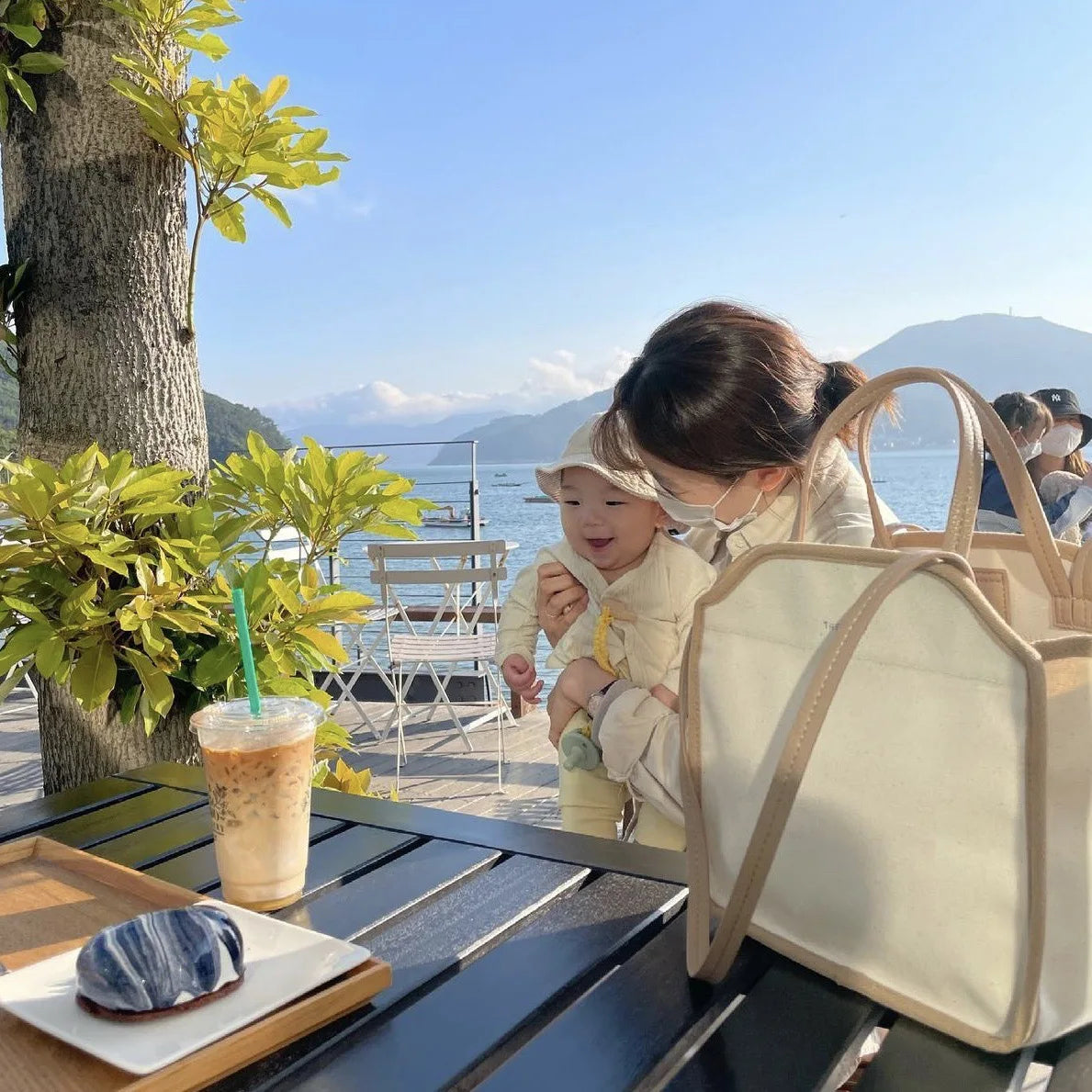 Canvas Mommy Shoulder Bag Baby Nappy Bags for